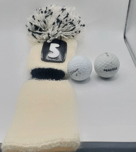 Vintage knit wood golf - 5,