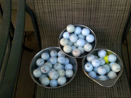 Dozen golf balls plus - 5,